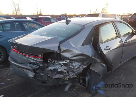 2023 Hyundai Elantra Hybrid Blue из США, поврежденный, VIN KMHLM4AJ5PU088364